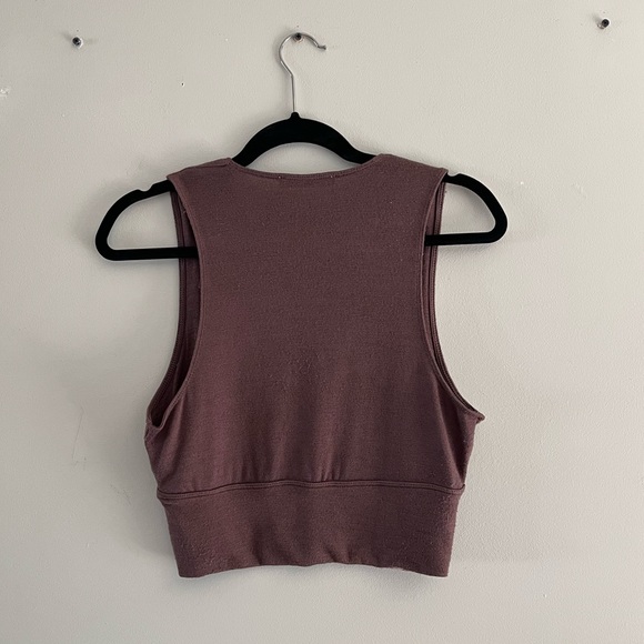 Aritzia Wilfred Free Valeria Plunge Crop Top Tank - Picture 5 of 10